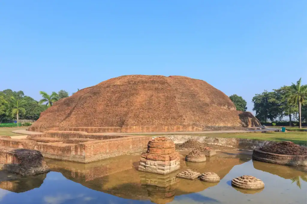 Ramabhar Stupa Kushinagar Buddha cremation site India